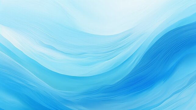Blue waves abstract background texture. Print, painting, design, fashion