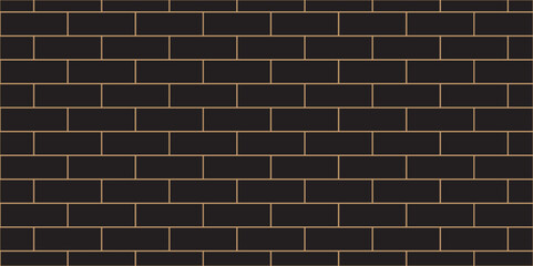 Black and gray brick wall block stone background.  black brick wall seamless background and texture stonewall architecture wallpaper vintage old urban messy texture pattern design.