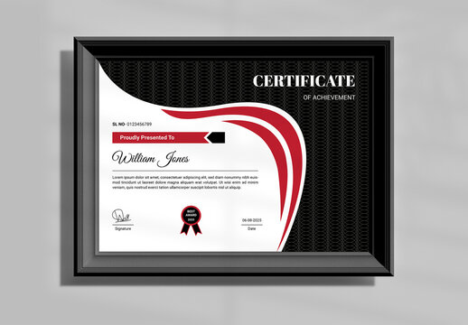 Creative Certificate Layout