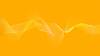 Abstract wave element for design. Digital frequency track equalizer. Stylized line art background. Vector