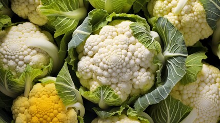 Vegetables. Detail of the romanesque cauliflower