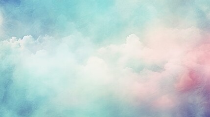 Obraz na płótnie Canvas Artistic soft cloud and sky with grunge paper texture