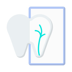 X ray. Dental icon set - color Icon