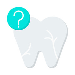 Problem. Dental icon set - color Icon
