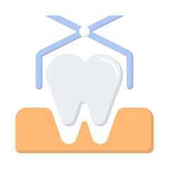 Take Out. Dental icon set - color Icon