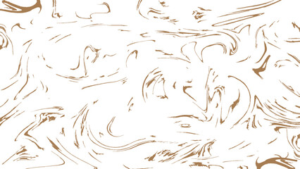 Abstract brown liquid background with marbled texture. Rough weave pattern for printing on textiles and paper. Wavy swirls and curled braided shapes. Bamboo canvas wallpaper. Vector illustration