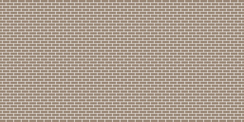 Brown brick wall texture. vector.