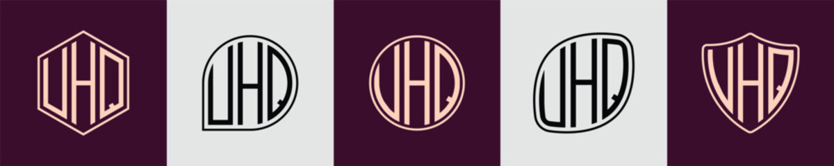 Creative simple Initial Monogram UHQ Logo Designs.