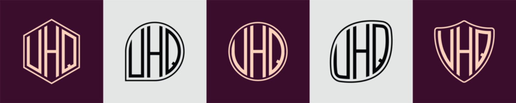 Creative simple Initial Monogram UHQ Logo Designs.