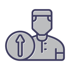 User Up Vector Icon