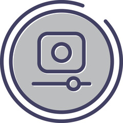 Video Record Button Vector Icon