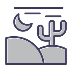 Desert Vector Icon