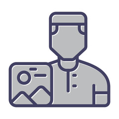 User Gallery Vector Icon