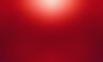 Glowing top of red smooth symmetrical background for Christmas or Valentine's Day decor.