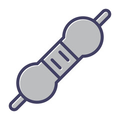 Resistor Vector Icon