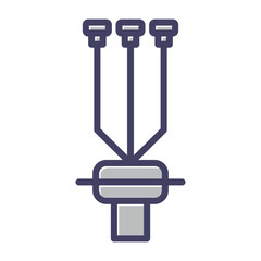 Cable Termination Kit Vector Icon