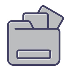 Document Storage Vector Icon