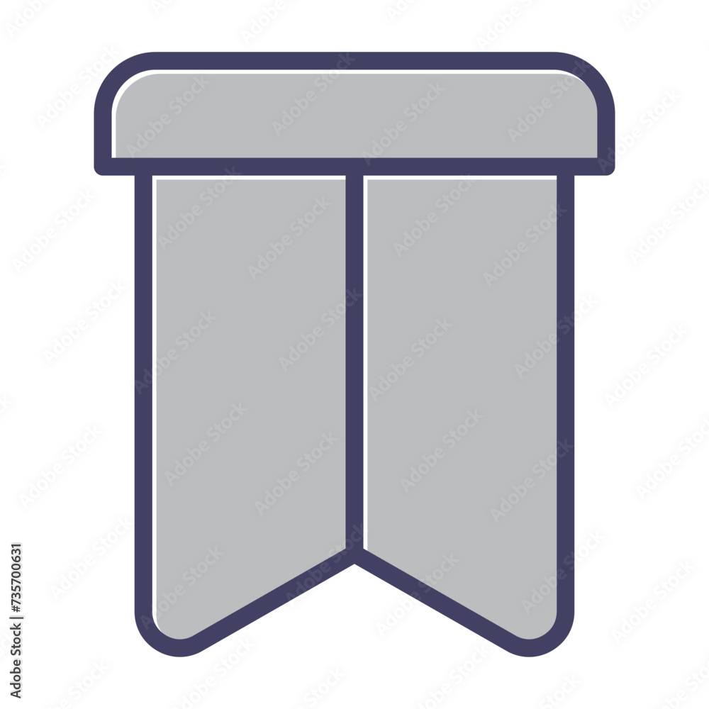 Poster Bookmark Vector Icon