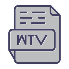 WTV Vector Icon