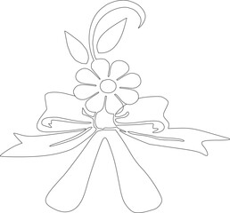 hand drawn illustration of a bunny