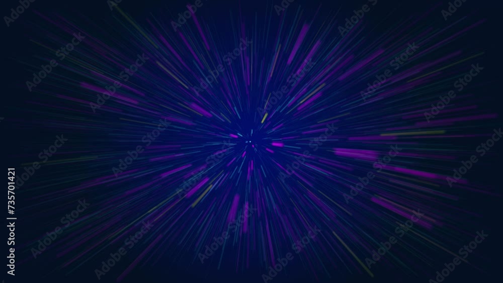 Poster abstract background imagination future technology moving multi-colored beams of light continuously r