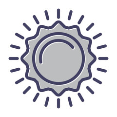 Sun Vector Icon