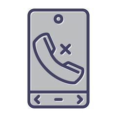 Missed Call Vector Icon