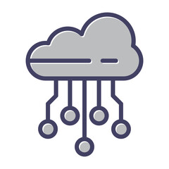 Cloud Computing Vector Icon