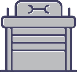 Repair Shop Vector Icon