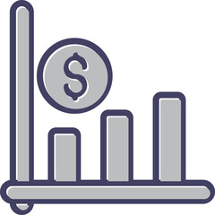 Graph Vector Icon