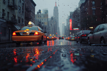 rainy moody city --ar 3:2 --style raw --stylize 1000 --v 6 Job ID:...