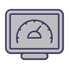 Desktop Computer Vector Icon