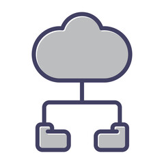 Cloud Computing Vector Icon