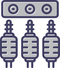 Jack Connector Vector Icon