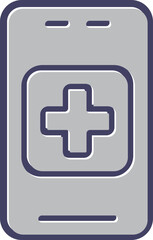 Fototapeta premium Medical App Vector Icon