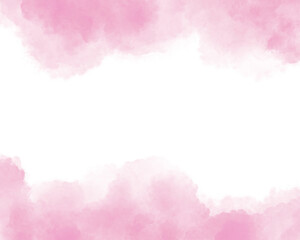 Pink watercolor backgrounds with blank space in the middle.