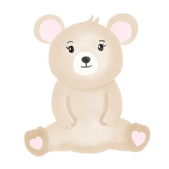 Obraz na płótnie Canvas brown teddy bear