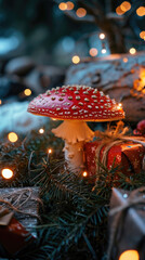 Enchanting Mushroom Christmas Lights and Decorations for the Holidays

