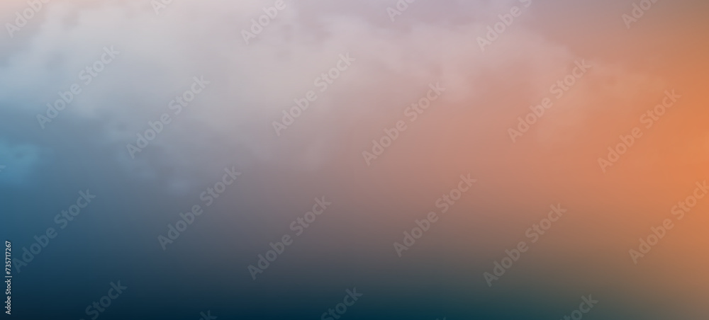 Poster modern colorful gradient background with clouds