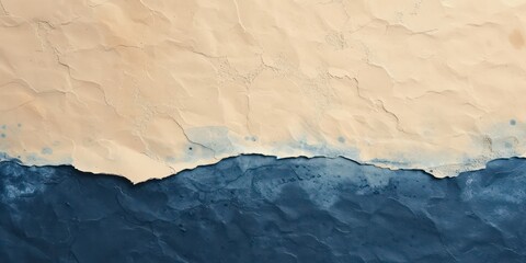 Soft navy blue and beige Kraft Paper texture background with light, subtle hues, tranquil and calming aesthetic