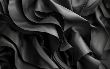 Obraz premium black satin background