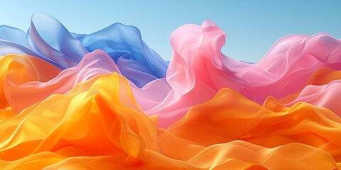 background with colorful flowers