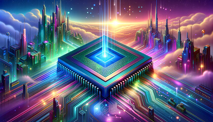 Pop Futurism: Advanced tpus embodying tomorrows technology and innovation