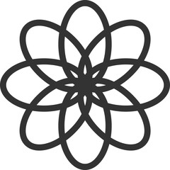  Simple Black Line Logo Template
