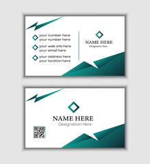 Minimalist Modern Business Card Creative and Clean Business Card Template.