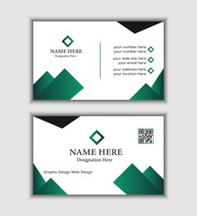 Minimalist Modern Business Card Creative and Clean Business Card Template.