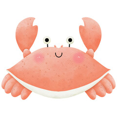 Sea animals watercolor so cute 