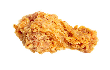 Chicken nuggets isolated white background