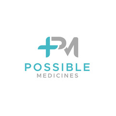 Obraz premium PM logo