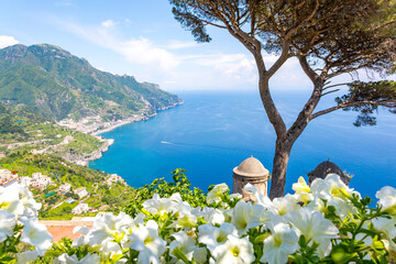 Villa Rufolo, Amalfi Coast, Ravello, Italy. - 735739203